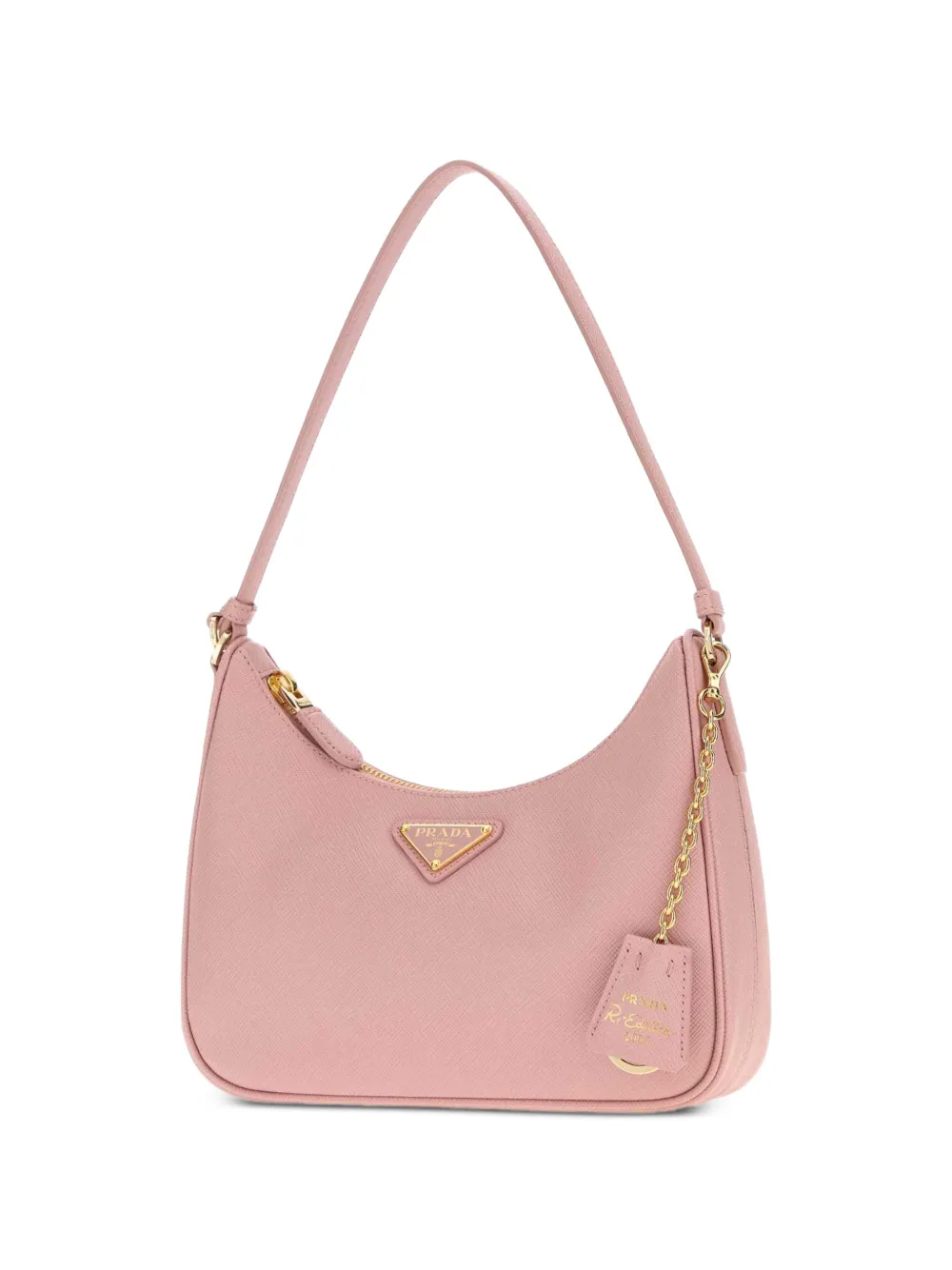 Prada Re-Edition 2005 schoudertas van saffiano leer Roze