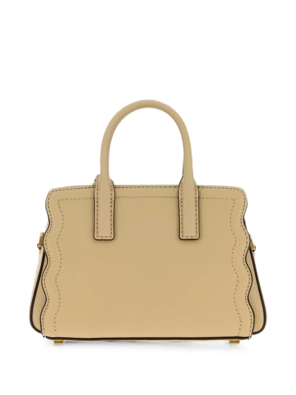 Michael Kors Laila small scalloped-edge tote bag Beige