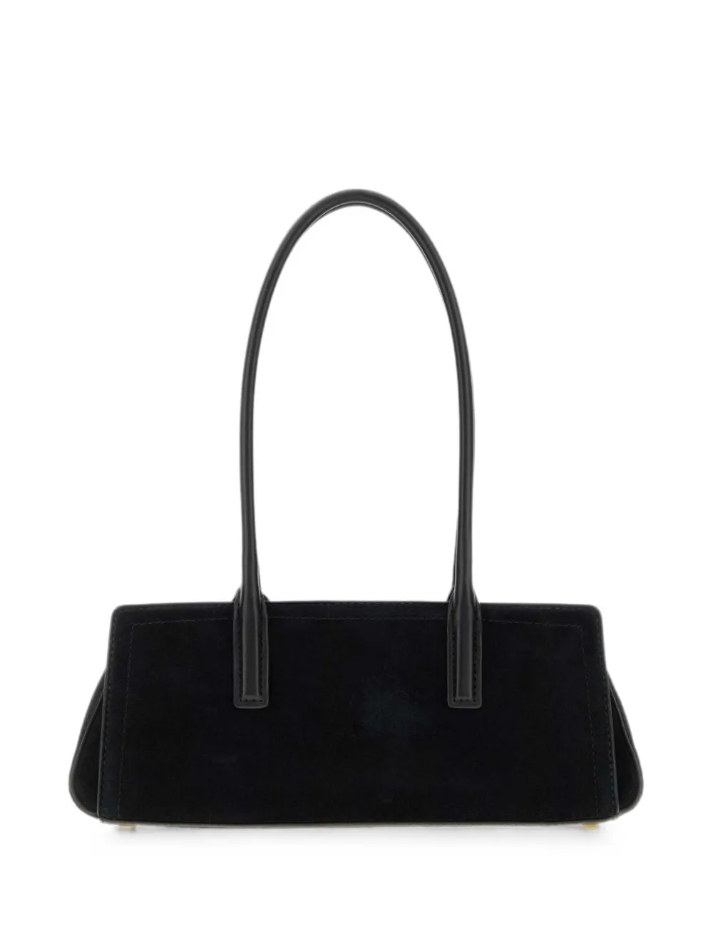 Michael Kors small Laila suede shoulder bag Zwart