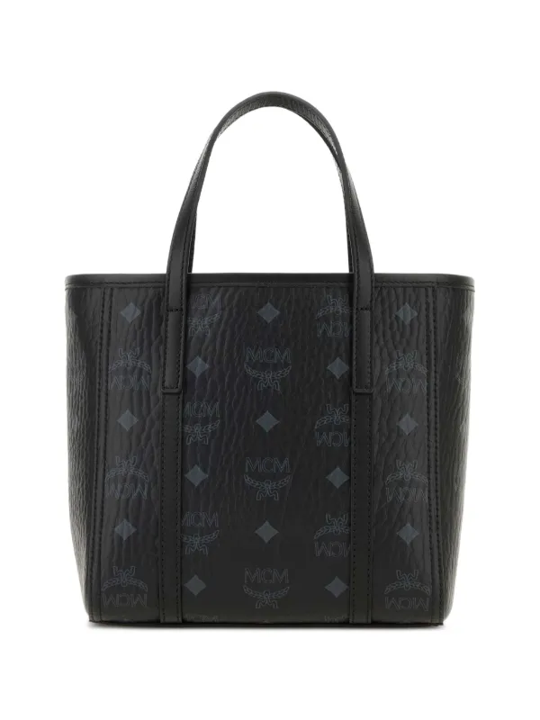 MCM Toni モノグラム レザーハンドバッグ | ブラック | FARFETCH JP