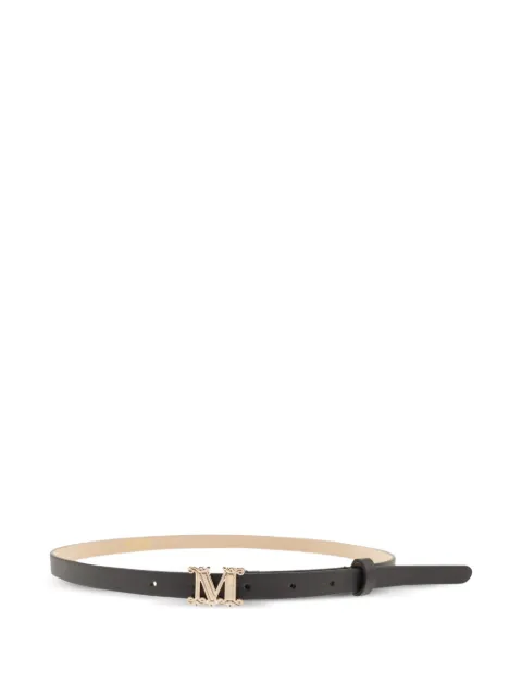 Max Mara cinturón de piel Monogram
