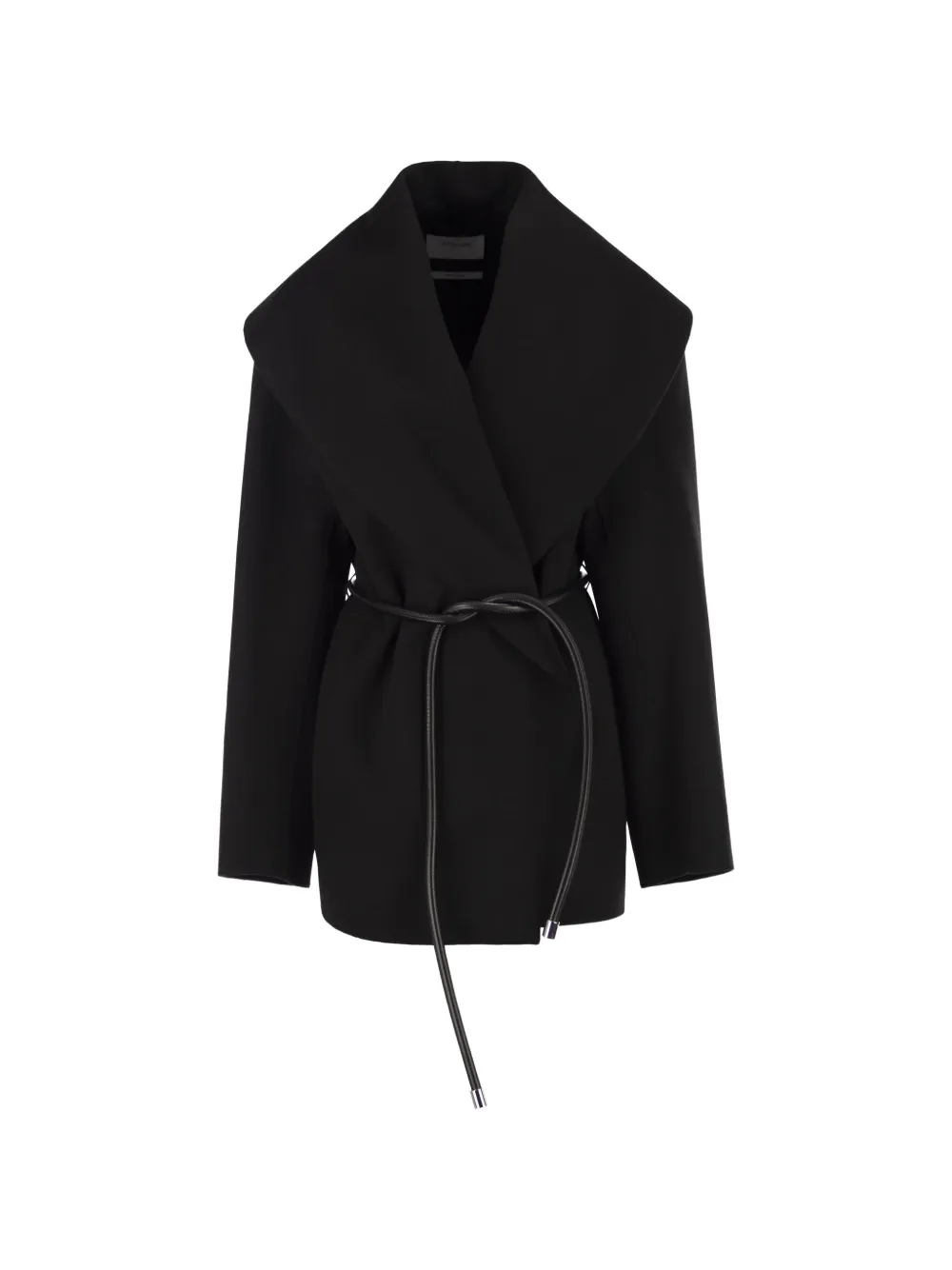 Sportmax Giacca con cintura - Nero