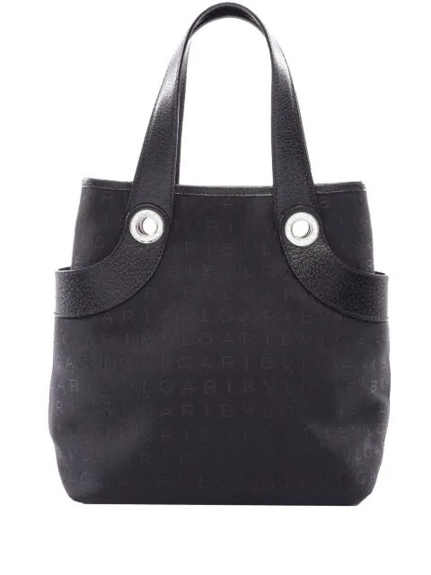 Bvlgari Pre-Owned bolso de mano Logomania de lona 2010-2026