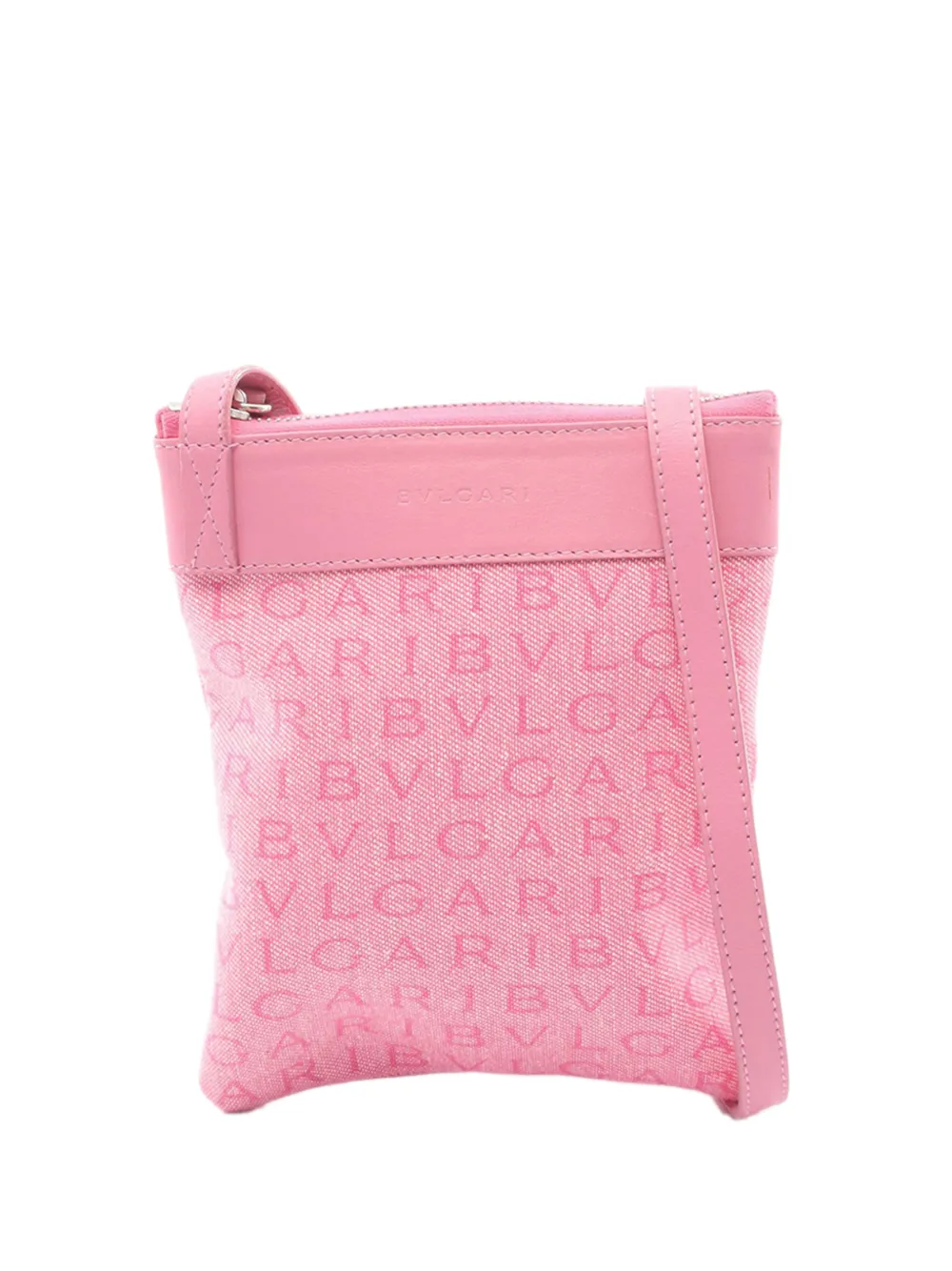 Bvlgari Pre-Owned 2010-2026 Logomania Canvas crossbody bag - Rosa