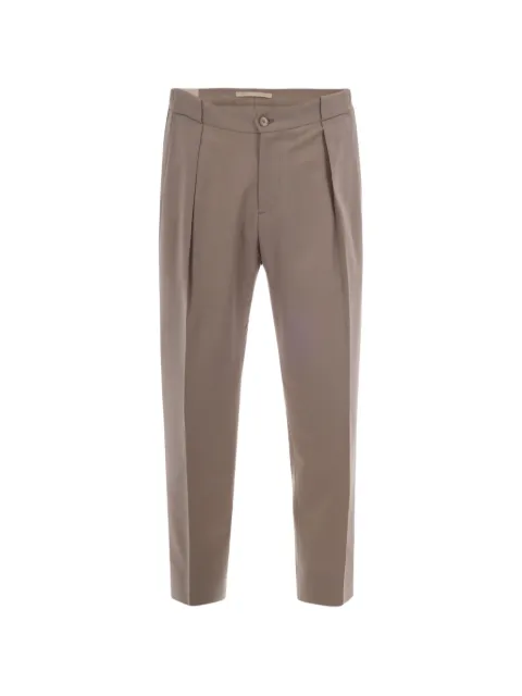Briglia 1949 pleated tapered-leg trousers