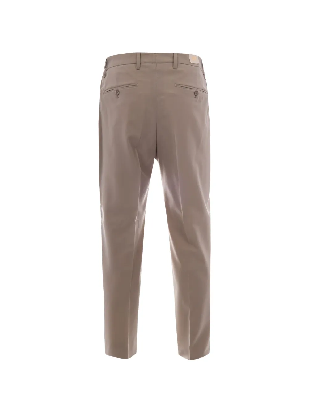 Briglia 1949 Plooibroek met toelopende pijpen Beige