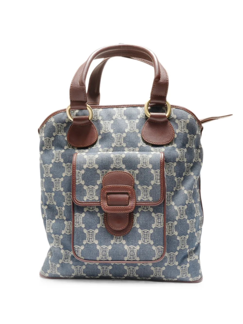 Celine Pre-Owned 2000-2005 Macadam canvas tote bag - Blue