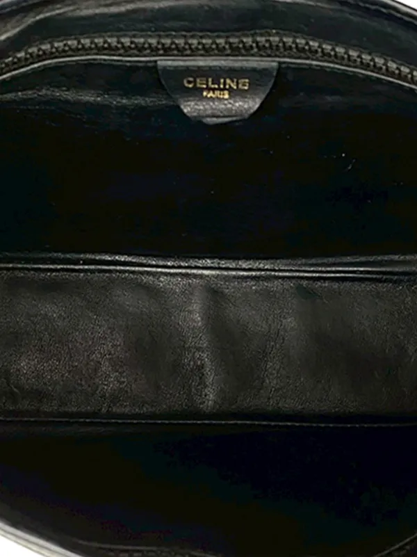 Celine Pre-Owned 2010 Leather Shoulder Bag | Black | FARFETCH