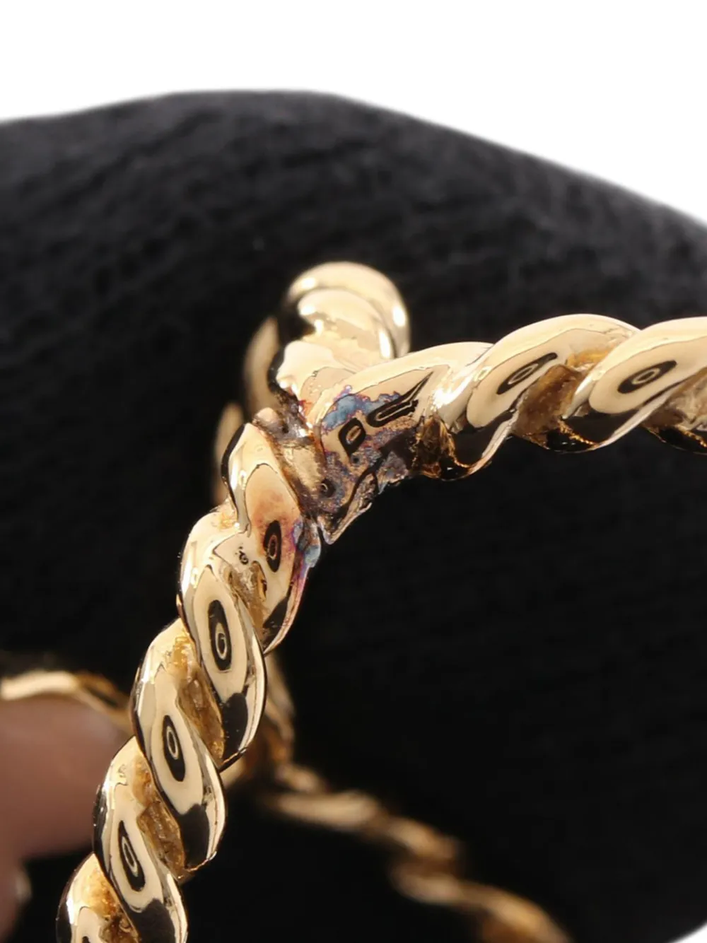 Louis Vuitton Pre-owned 2010 Gold Plated and Enamel Sweet Monogram in My Heart Ring Costume Ring, view 4