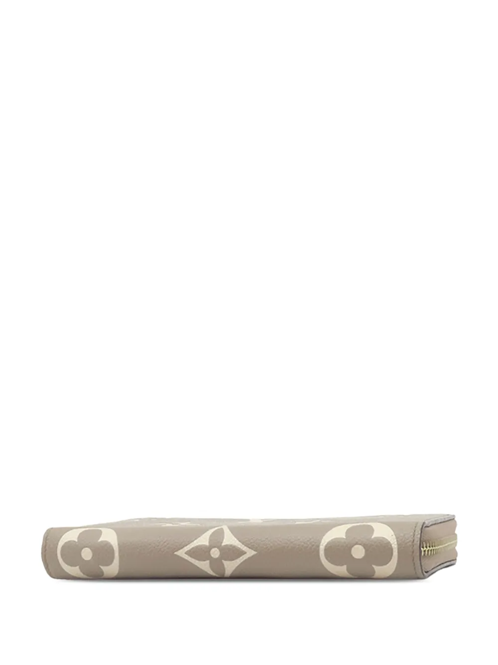  Louis Vuitton Pre-owned Portafoglio Bicolor Monogram Empreinte Giant Zippy Wallet Anni '21-'26 - Marrone 