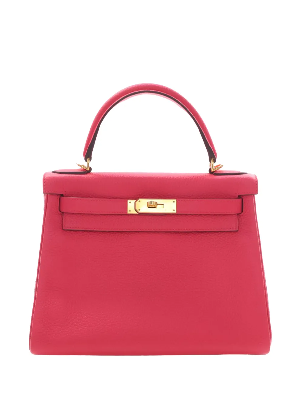 Hermès Pre-Owned 2019 Taurillon Clemence Kelly II Retourne 28 satchel - Pink