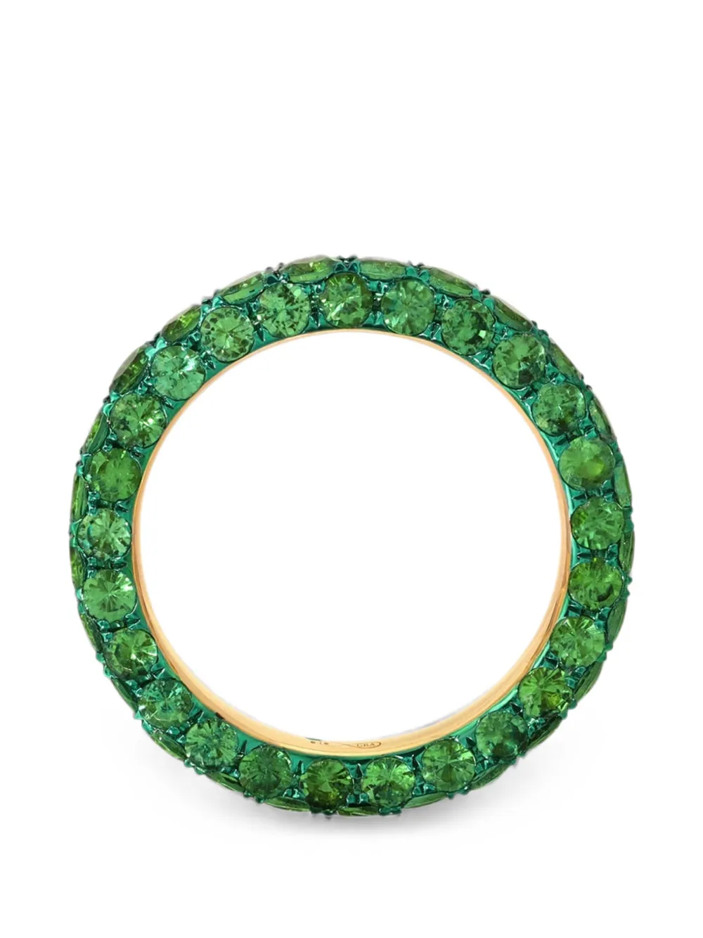 graziela Three-Sided tsavorite ring - Gold