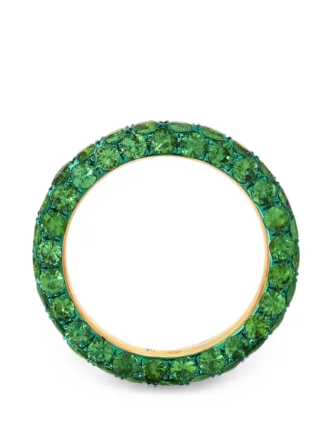 graziela Three-Sided tsavorite ring