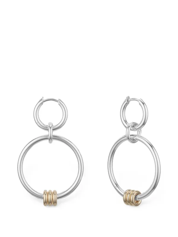 Spinelli Kilcollin Asha Hoop Earrings in Silver