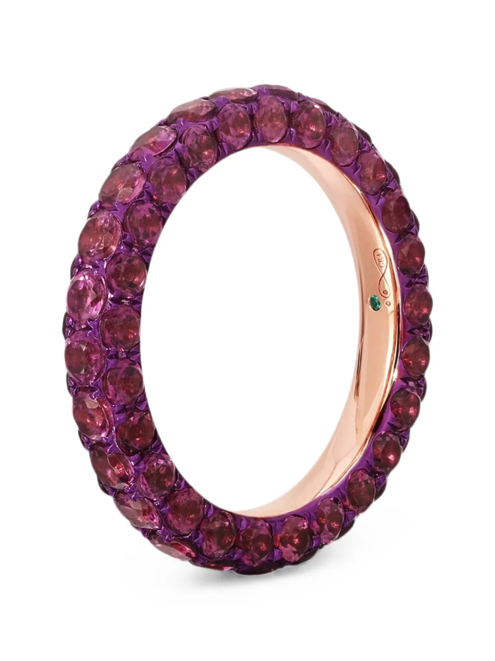graziela Three-Sided rhodolite ring - Rosa