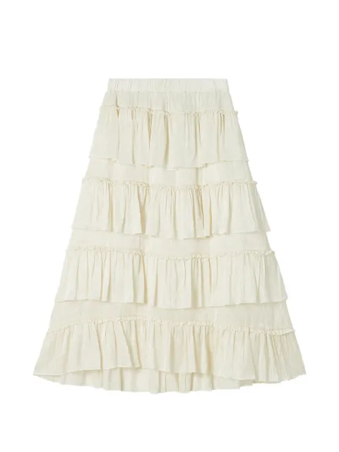 b+ab falda a capas con volantes