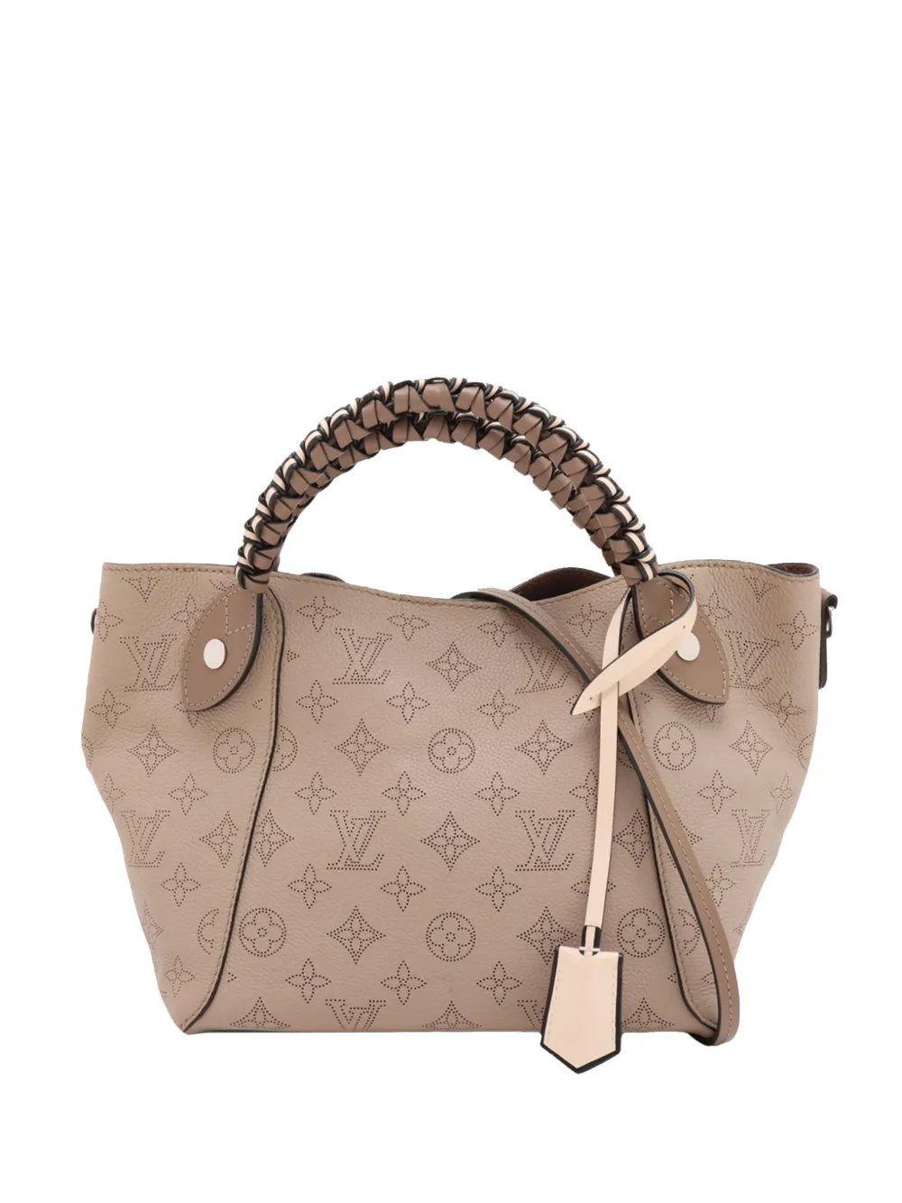 Louis Vuitton Pre-Owned 2019 Monogram Mahina Braided Hina PM satchel - Marrone