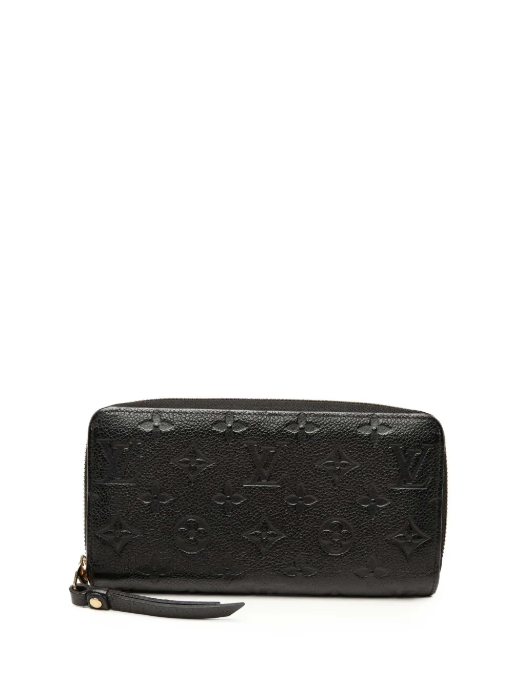 Louis Vuitton Pre-Owned 2017 Monogram Empreinte Zippy Wallet long wallets - Nero