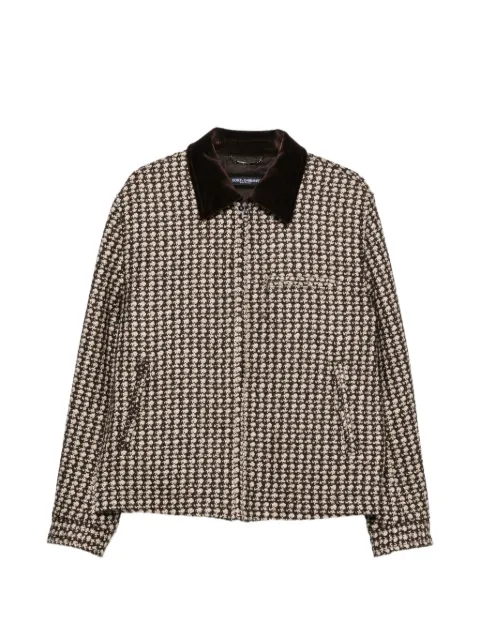 Dolce & Gabbana houndstooth-pattern jacket