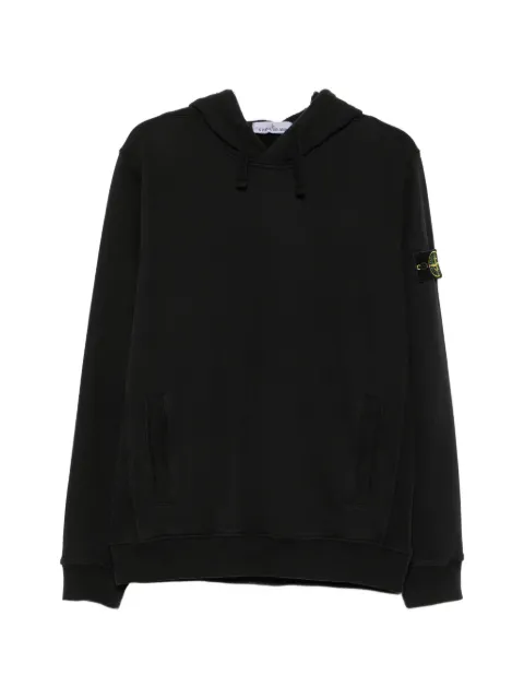 Stone Island logo-patch hoodie