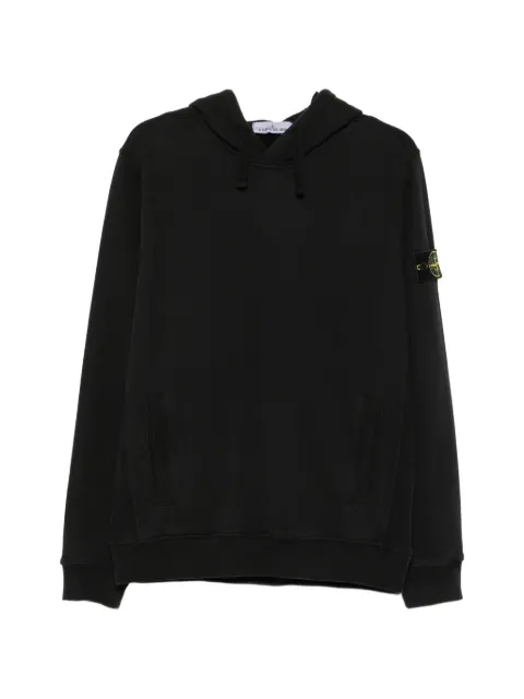 Stone Island sudadera con capucha y parche del logo