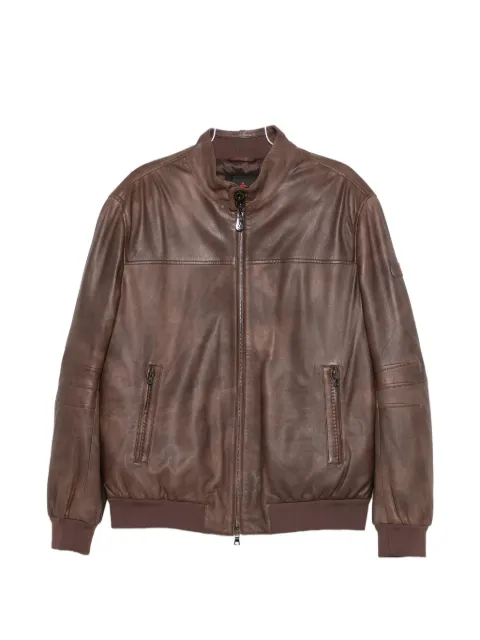 Peuterey Fionia zip-up leather jacket