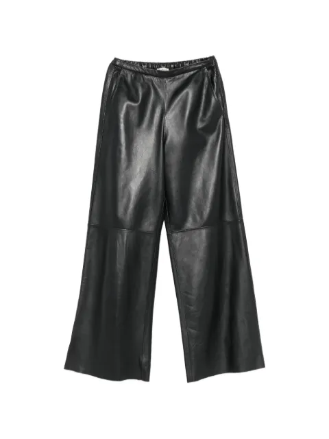 Forte Forte wide-leg leather trousers