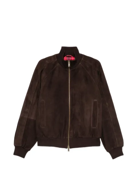 Baracuta long-sleeve leather jacket
