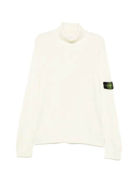 Stone Island pull côtelé à col roulé