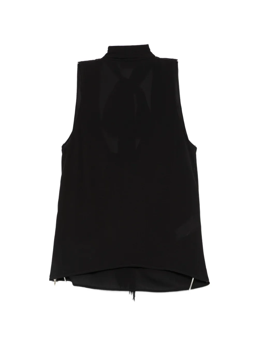 LIU JO Top met franje detail en strik Zwart