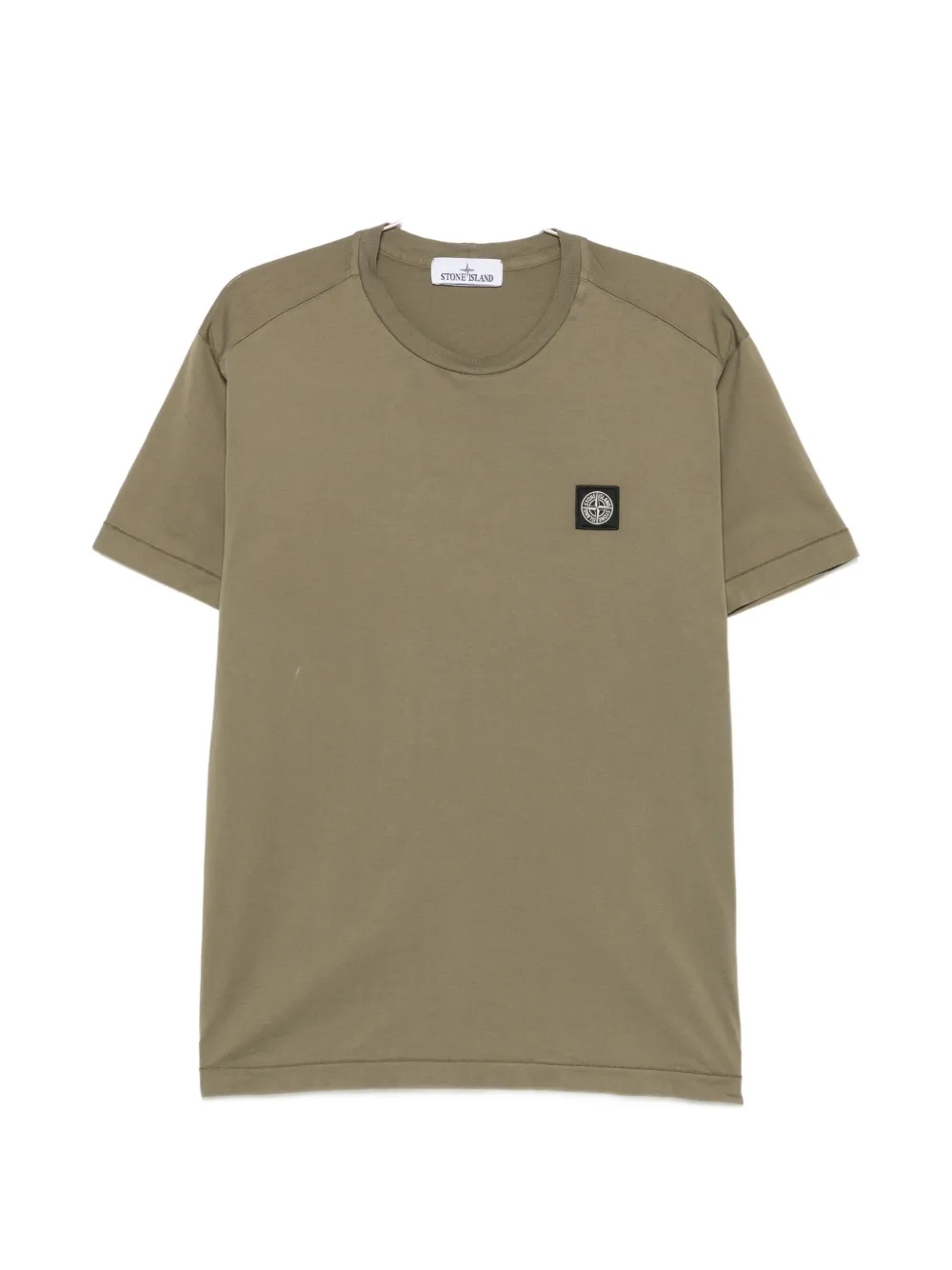 Stone Island logo-patch T-shirt - Grün