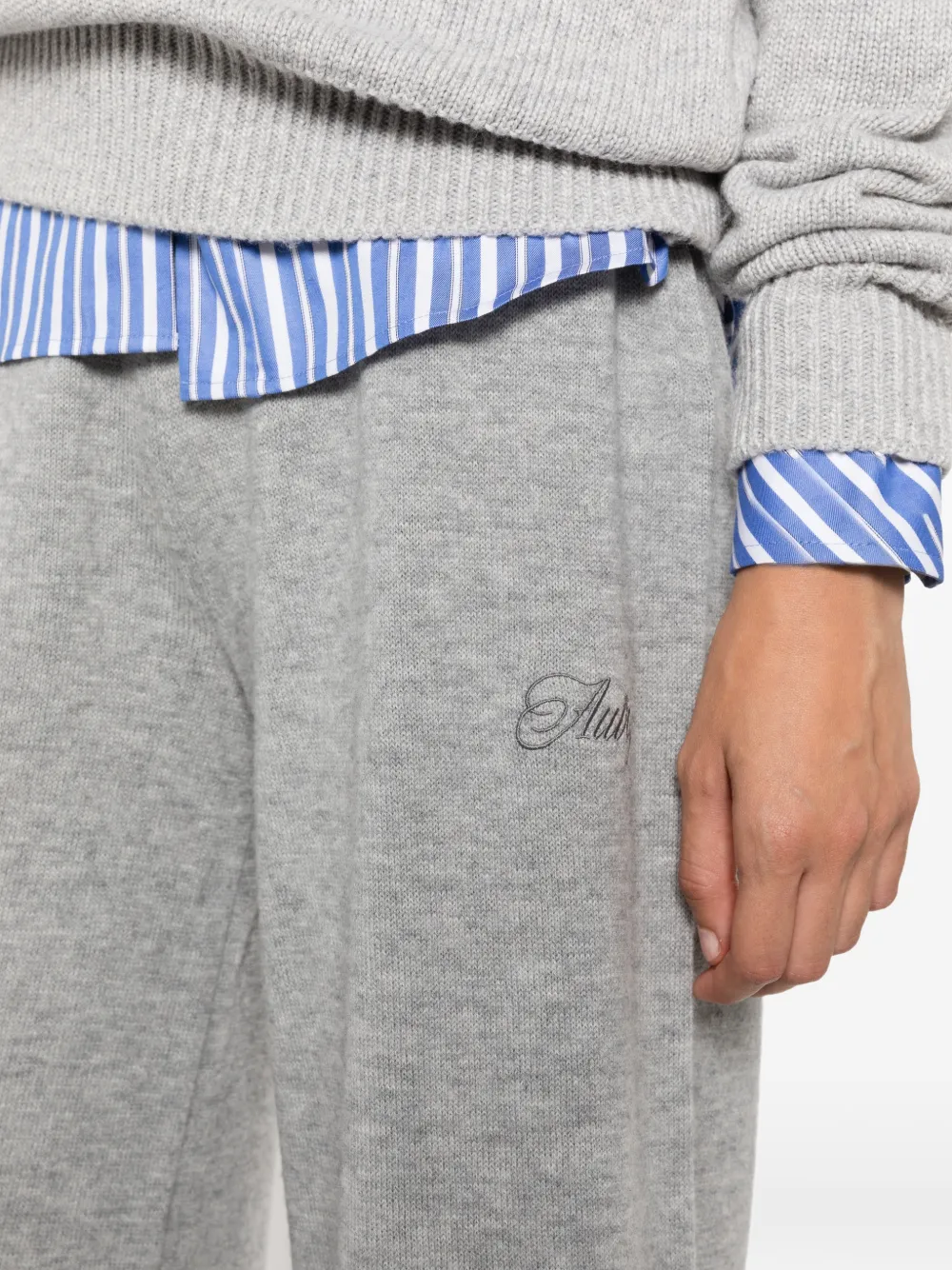 Autry Broek met wijde pijpen Grijs