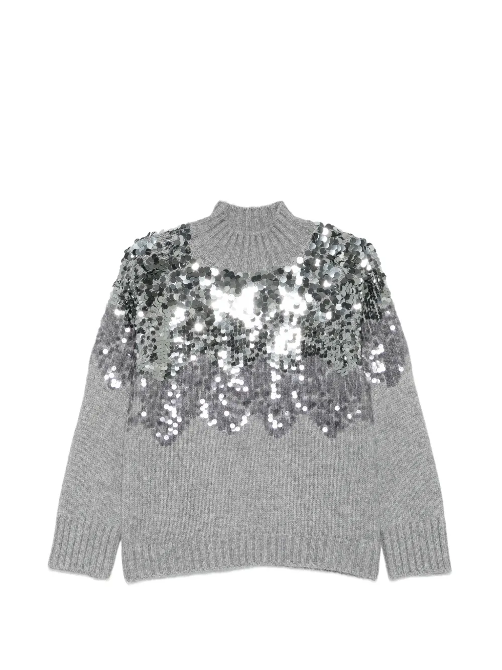 LIU JO sequin-embellished high-neck sweater