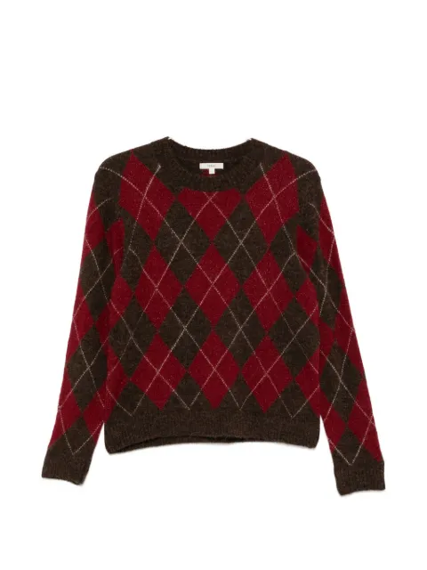 YERSE argyle-knit sweater