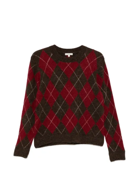 YERSE argyle-knit sweater