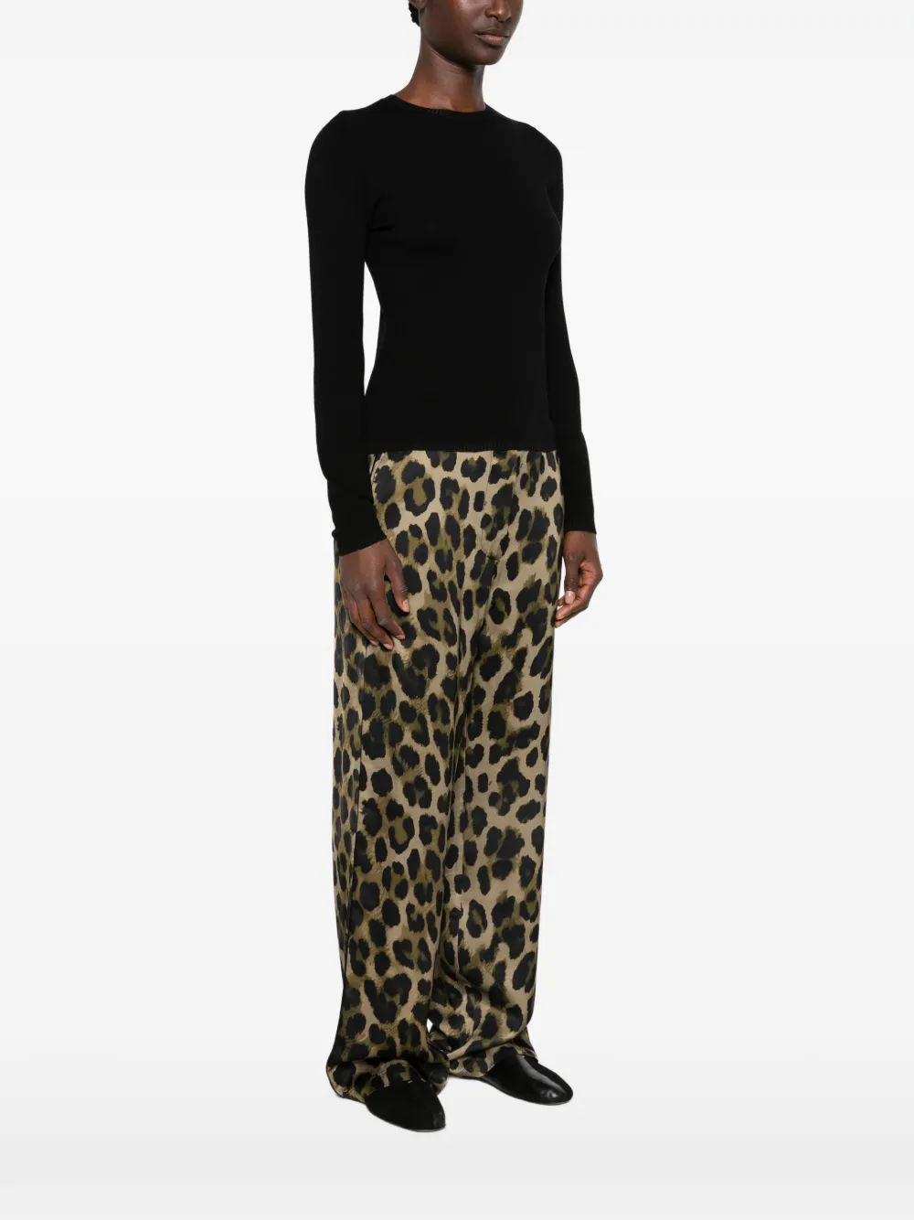 TWINSET Trui met hoge hals Zwart