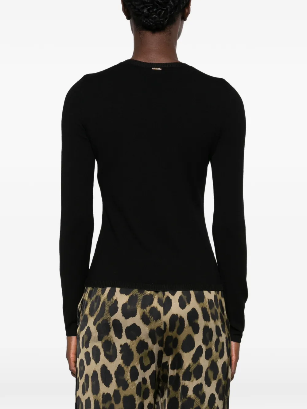 TWINSET Trui met hoge hals Zwart