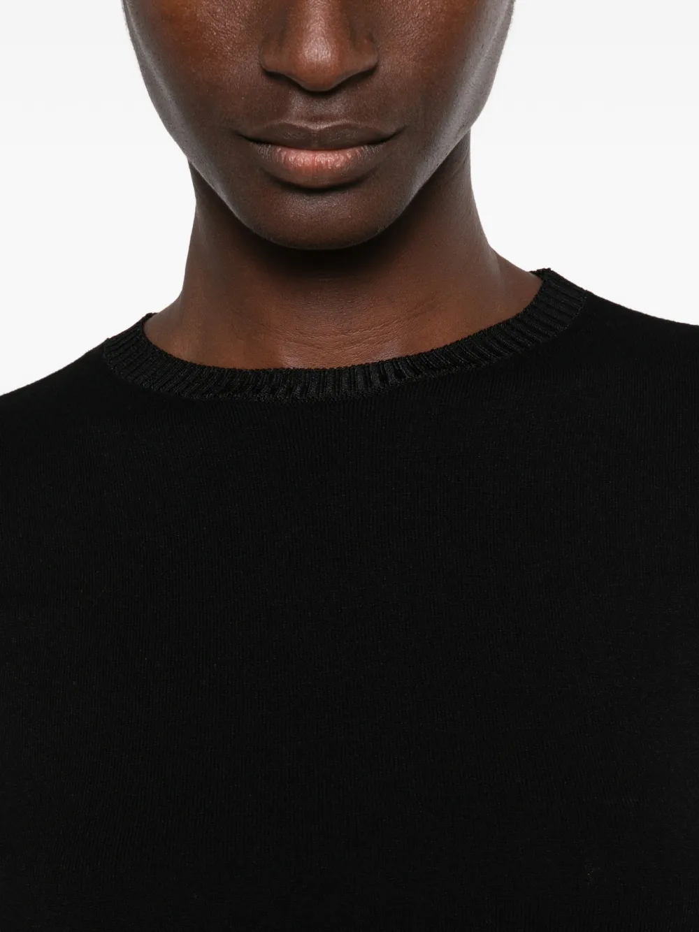 TWINSET Trui met hoge hals Zwart
