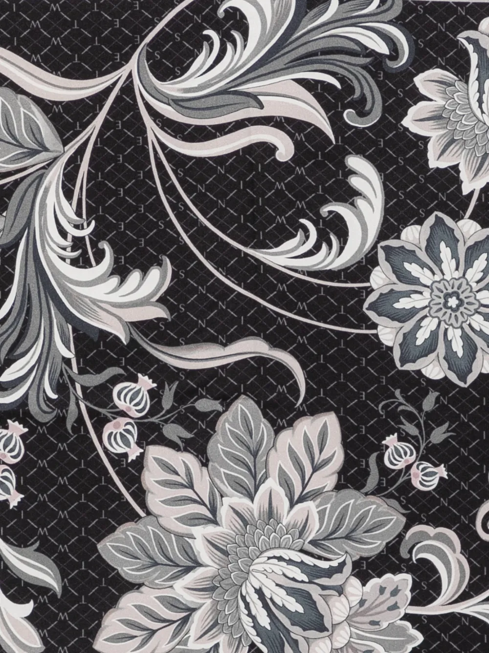 TWINSET Sjaal met bloemenprint Zwart