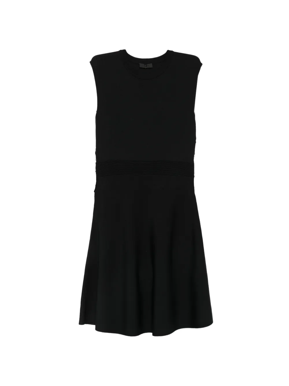 LIU JO lace-insert sleeveless mini dress - Schwarz