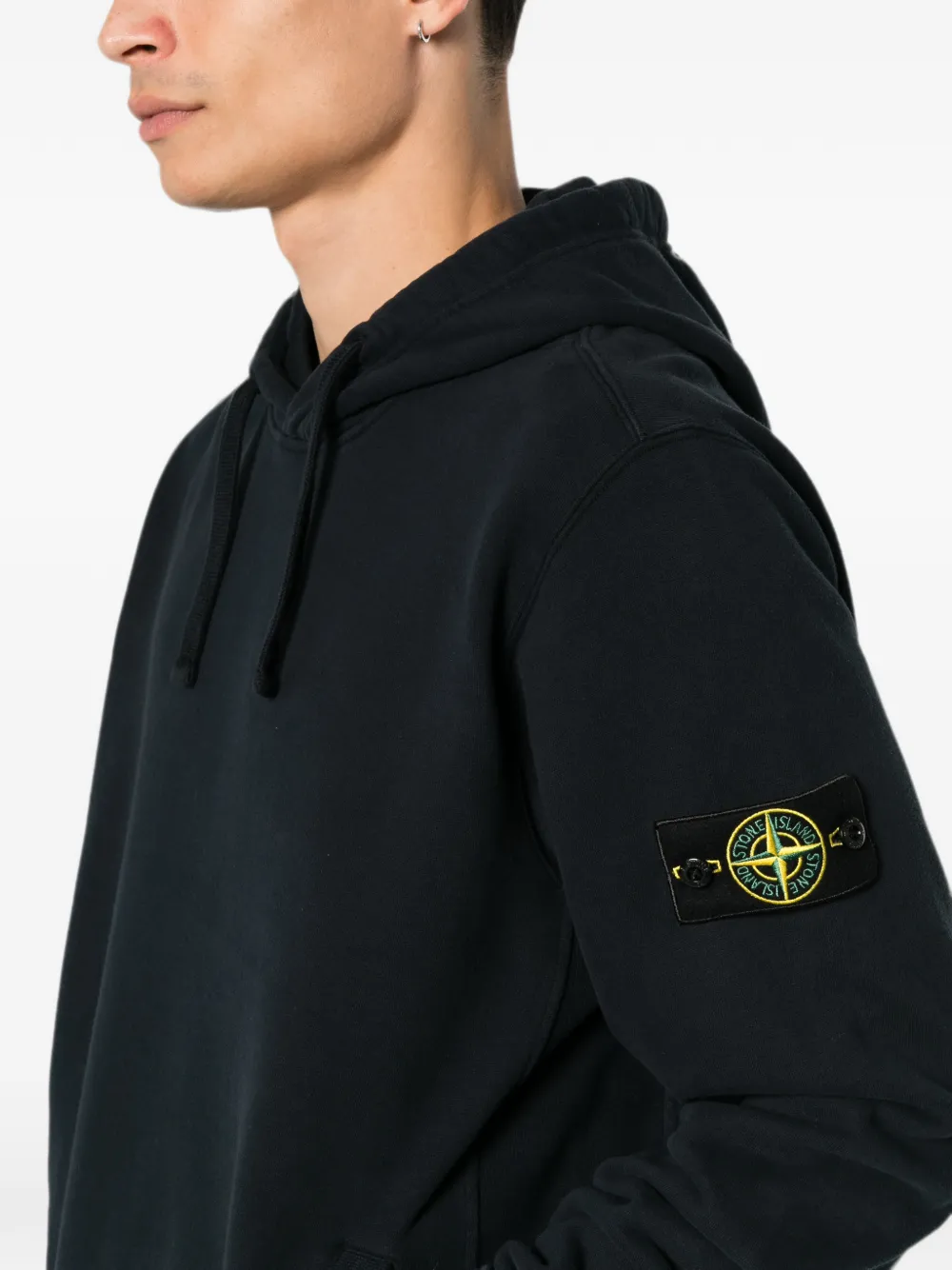 Stone Island Katoenen hoodie Blauw