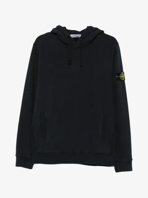 Stone Island sudadera con capucha y parche del logo