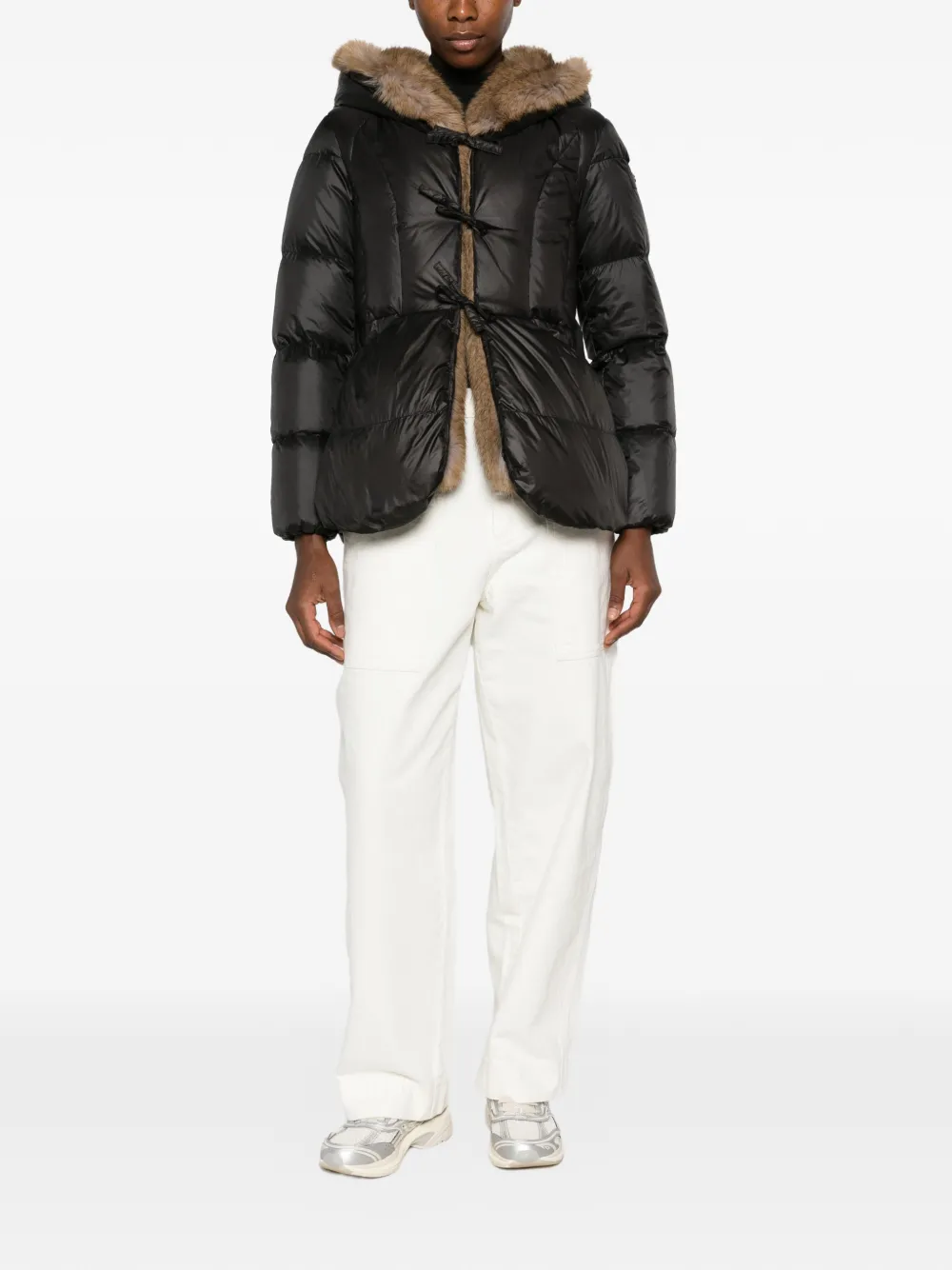 Peuterey Vertis faux-fur trim puffer jacket