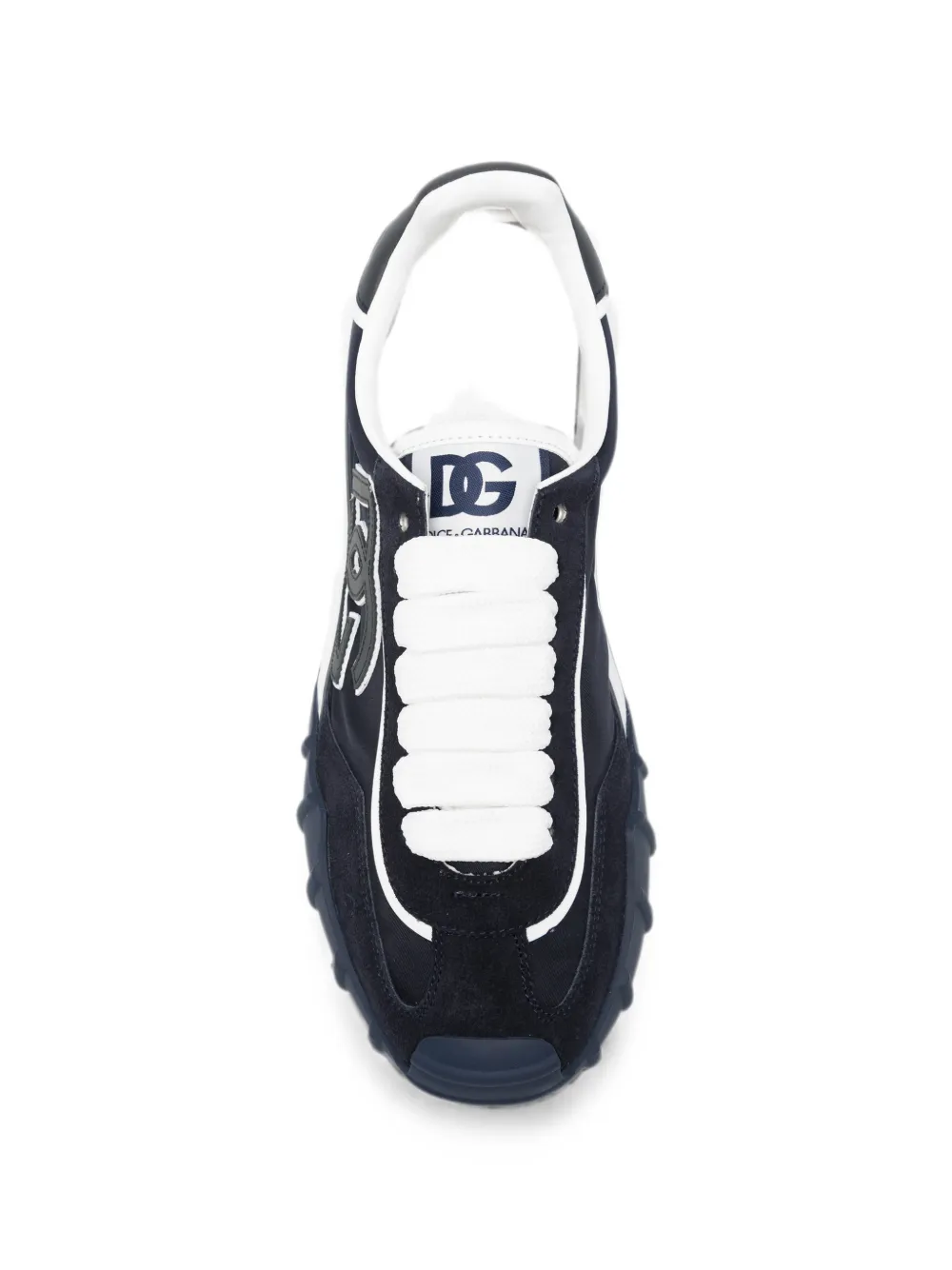 Dolce & Gabbana DG-logo lace-up sneakers Blauw