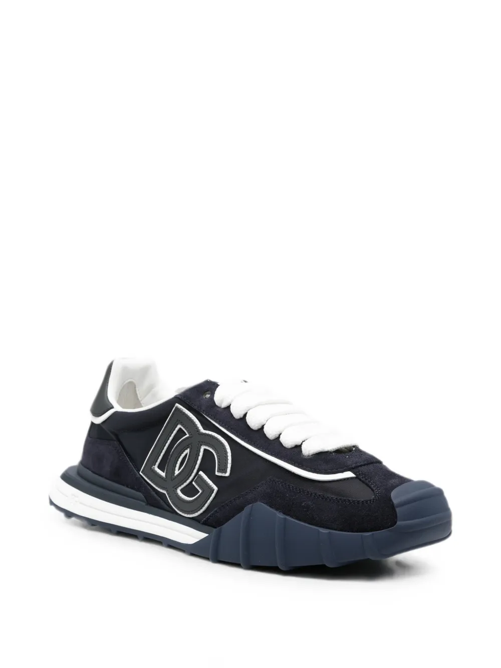 Dolce & Gabbana DG-logo lace-up sneakers Blauw