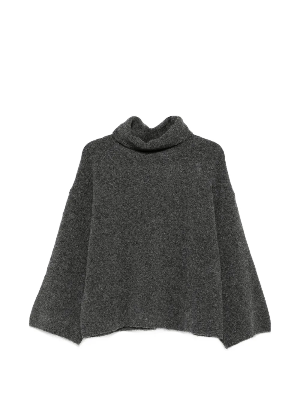 YERSE roll-neck wide-sleeve sweater · M