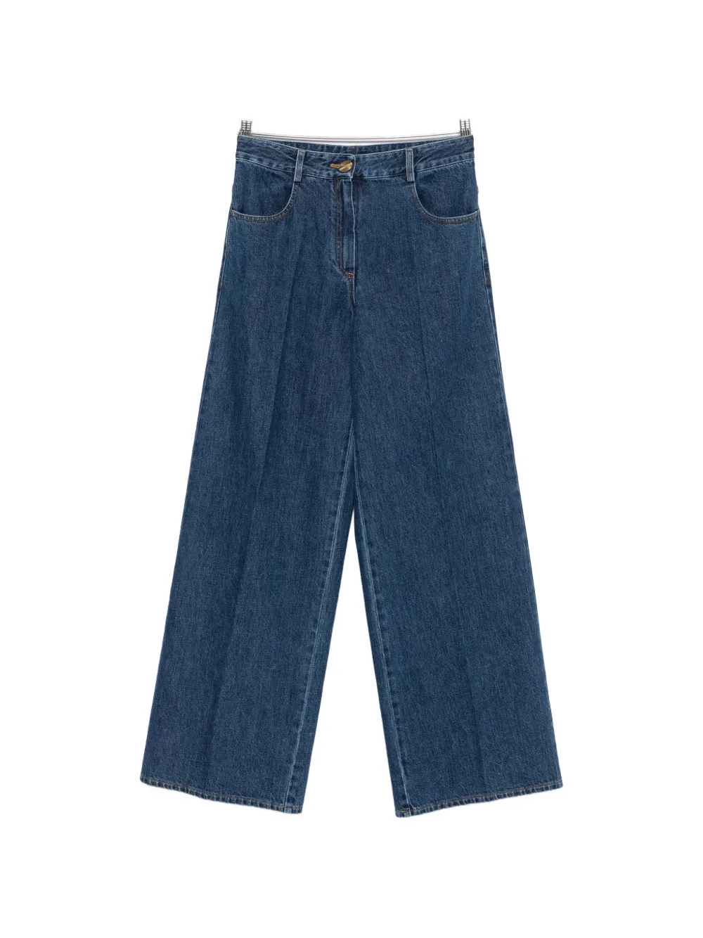 Forte Forte belt-loops jeans - Blau