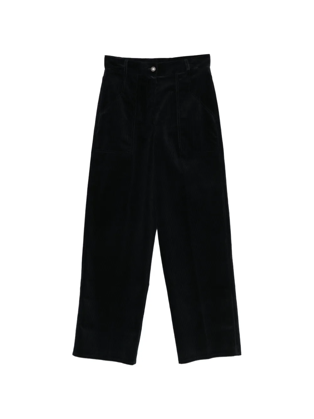 Forte corduroy cotton trousers Blauw