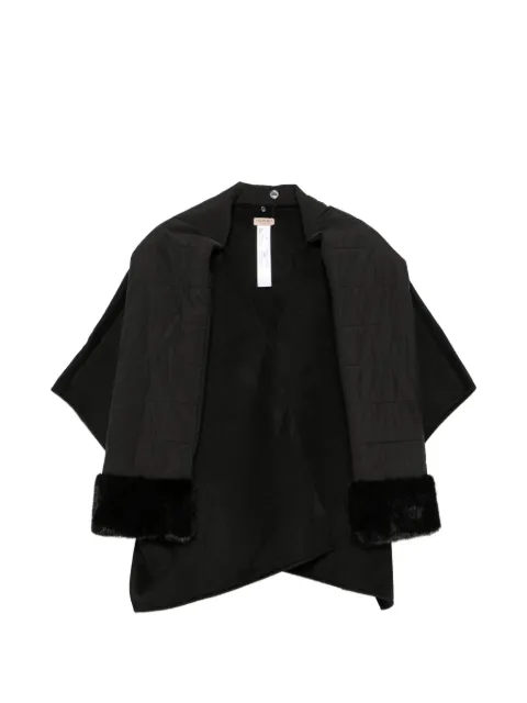 TWINSET エコファートリム ケープ