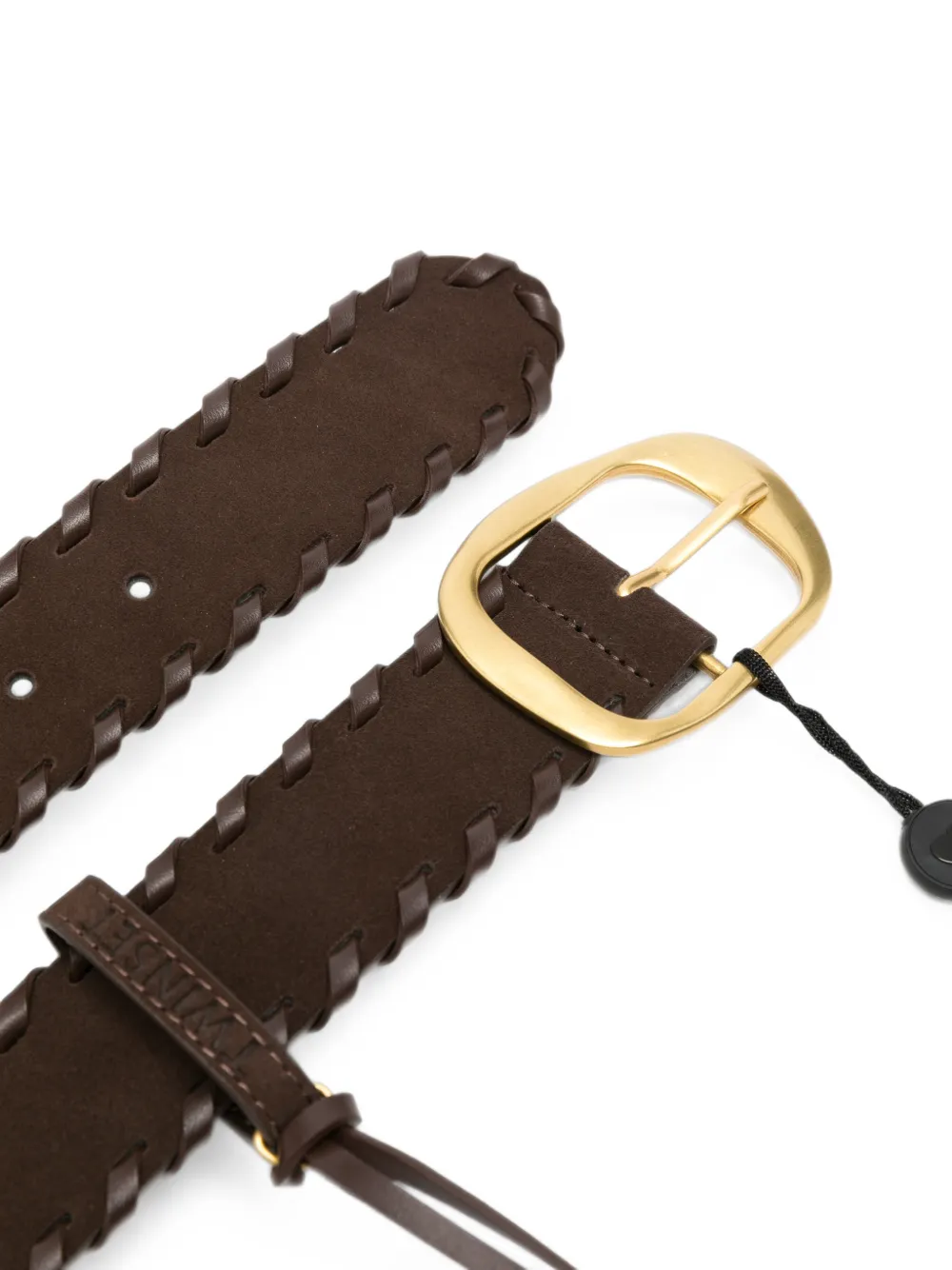 TWINSET Riem met kwastje en stikselafwerking Bruin